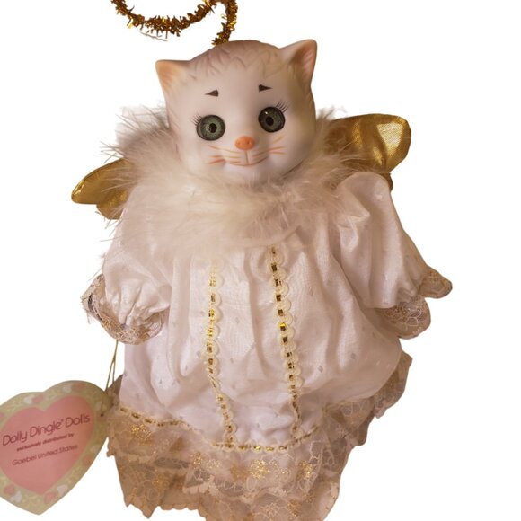 Vintage Goebel Dolly Dingle Angel Cat Doll Bette Ball 1992 375/1000 Limited Ed - Picture 5 of 7